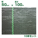 個人宅配送OK 防草シート 0.5m 小泉製麻 防草シート ルンルンシート 黒x黒 50cm X 100m 10本入 国産 日本製 ライン入 ハウス内 法面 鉢...