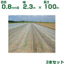 【個人宅配送OK】日本ワイドクロス 防虫ネット サンサンネット ソフライト SL2700 目合0.8mm目 2.3m×100m 透光率90% 2本入 (農業用 ...