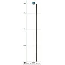 末松電子 電気柵 支柱 FRPポール 50本入 【φ20mm X 1.8m】 180cm 電柵支柱 FRP支柱 電柵