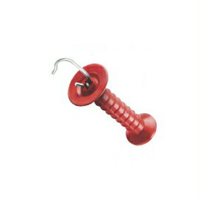 未来のアグリ（北原電牧） 電気柵 出入口 ゲートハンドル 赤（中バネ） 10個入 KD-GT-HAND-RED