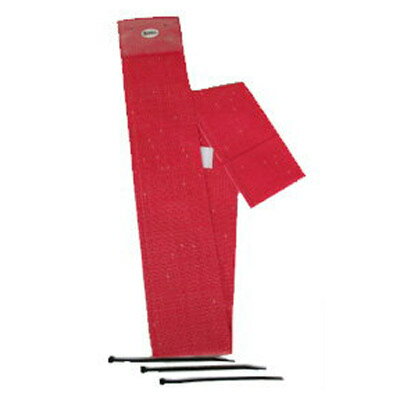 福井熱処理 亥旦停止（いったんていし） 20枚入 鹿侵入防止用シート（レッド）【代引不可】