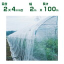 【個人宅配送OK】日本ワイドクロス 防虫ネット 防虫サンサンネット N3800 目合2×4mm目 2m×100m 透光率95% (農業用 園芸用 家庭菜園 ガーデニング 農業資材 防虫網 虫除けネット トンネル 畑 ビニールハウス 野菜 網目 べたがけ 白 200cm)