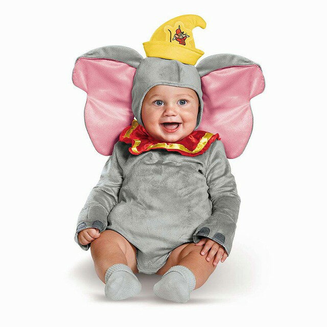 Rakuten - ハロウィン コスプレ 仮装 ディズニー DISNEY ダンボ 2点セット 子供用 キッズ ベビー 赤ちゃん 6-12ヶ月 12-18ヶ月 99882
