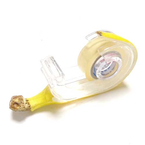 アトリエステラ 食品サンプル バナナの皮 テープ カッター K6