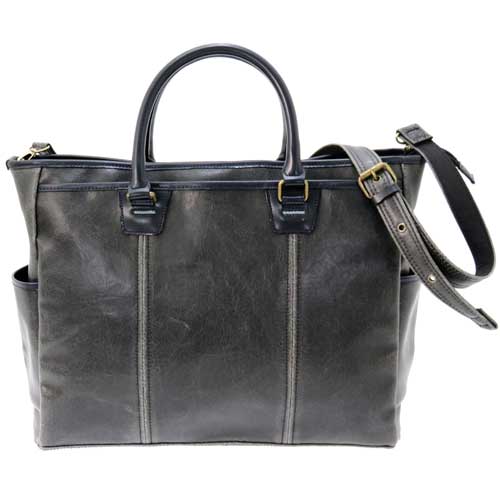 Kiwada 豊岡製鞄 レトロ 横型 トート バッグ 日本製