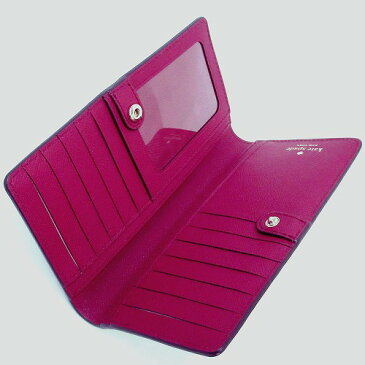 Kate spade ケイトスペード アウトレット エヴァ ラージ スリム ビルフォード ウォレット 長財布 WLRU5564 689 n200828