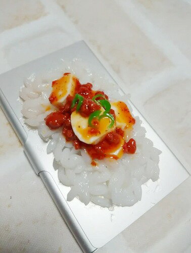 樂天商城 - アトリエステラ 食品サンプル 名刺入れ 麻婆丼 K52