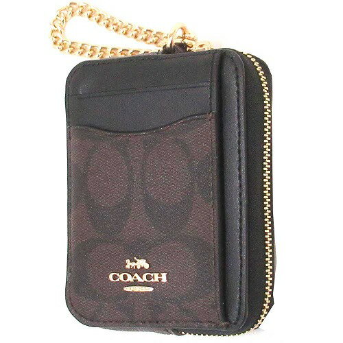 コーチ コインケース COACH アウトレット シグネチャー チェーン ジップ カード コイン ケース C0058 IMAA8 n211126