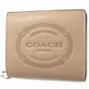 コーチ 革二つ折り財布 レディース コーチ 財布 COACH アウトレット レザー スナップ ウォレット ヘリテージ 二つ折り財布 CM216 SVTP n231012