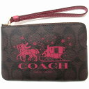 コーチアウトレット コーチ ポーチ COACH アウトレット シグネチャーキャンバスコーナージップリストレット CN755　IMWA0　n231205