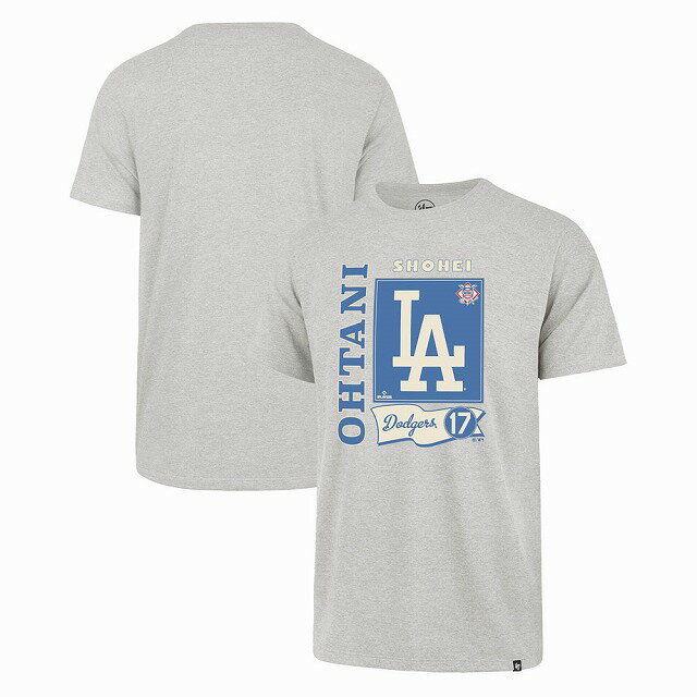 Rakuten - 大谷翔平 Tシャツ 47Brand フォーティーセブン ドジャース MLB公式ライセンス商品 201069536GY 記念品 プレゼント