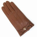 【Rakuten Fashion THE SALE 割引商品】≪訳アリ≫コーチ 手袋 COACHコーチ アウトレット カシミヤ混裏地付き レザーグローブ 手袋 F55189BR 右手のみの販売