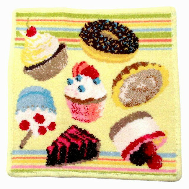 FEILER フェイラー ハンカチ タオル ハンドタオル カップケーキ キッズ CUPCAKE