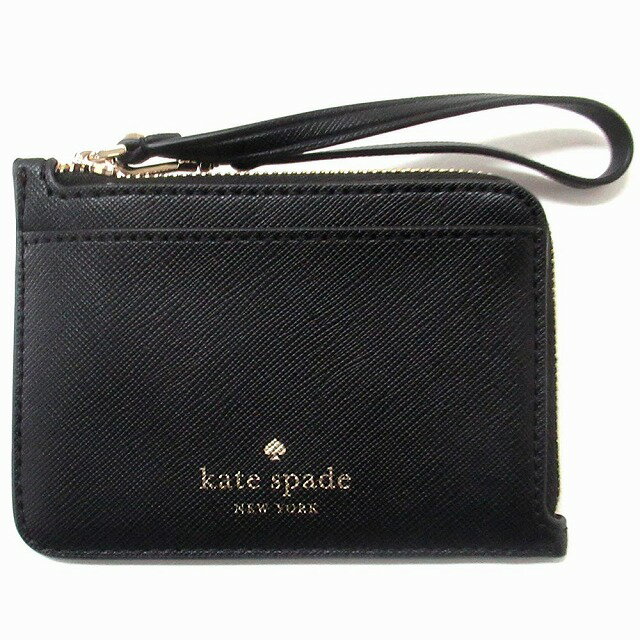 ケイト・スペード ニューヨーク Kate spade ケイトスペード アウトレット スカイラー サフィアーノPVC カードケース リストレット KE701 001