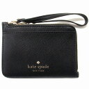 ケイト・スペード ニューヨーク Kate spade ケイトスペード アウトレット スカイラー サフィアーノPVC カードケース リストレット KE701 001 n240221