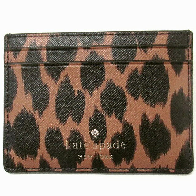 ケイト・スペード ニューヨーク 【楽天スーパーSALE 割引商品】Kate spade ケイトスペード アウトレット カードケース　Cheetah ヒョウアニマルプリント カードケースKE715960