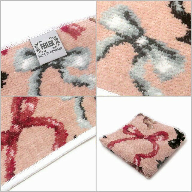 FEILER フェイラー ハンカチ タオル フラッターリボン ベージュ　2024秋冬新作限定デザインFRB25400