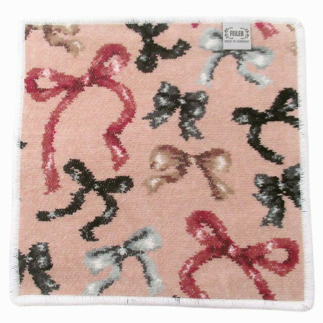 FEILER フェイラー ハンカチ タオル フラッターリボン ベージュ　2024秋冬新作限定デザインFRB25400