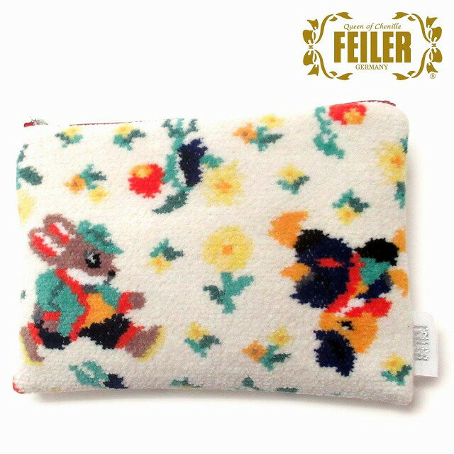FEILER フェイラー ポーチ 小物入れ レッツプレイタグ アイボリー ベビーキッズ 限定品 LPT232023 n240723