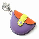 【Rakuten Fashion THE SALE 割引商品】コーチ キーホルダー COACH アウトレット レザー カラーブロック アイリス ネオン ミニサド...
