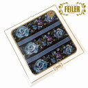 FEILER フェイラー ハンカチ タオル ADELINA BORDER アデリーナボーダー 花柄 1A471930020119