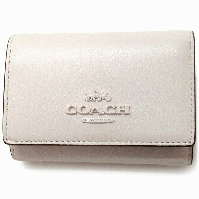 乐天商城 - コーチ レザー財布 COACH アウトレット レザー マイクロ ウォレット 三つ折り財布 CP260 SVHA n241210