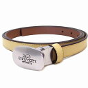 コーチ ベルト COACH アウトレット シグネチャー バックル エライザ カットトゥサイズ リバーシブル ベルト CP366 SVWST n241210