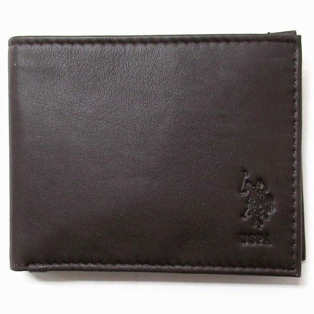 樂天商城 - U.S. POLO ASSN. ユーエスポロアッスン サイフ メンズ レザー 二つ折り財布 BOX付き 27A274AA BRON　n250312