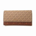 MICHAEL KORS マイケルコース アウトレット 財布 ジェット セット トラベル トリフォールド クレジットサイフ 35S5GTVF3B CAMEL n...
