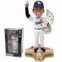 大谷翔平選手 ドジャース 2024 ワールド シリーズ チャンピオン ボブルヘッド フィギュア ホワイト 世界限定2024個 シリアルナンバー入り日本未発売