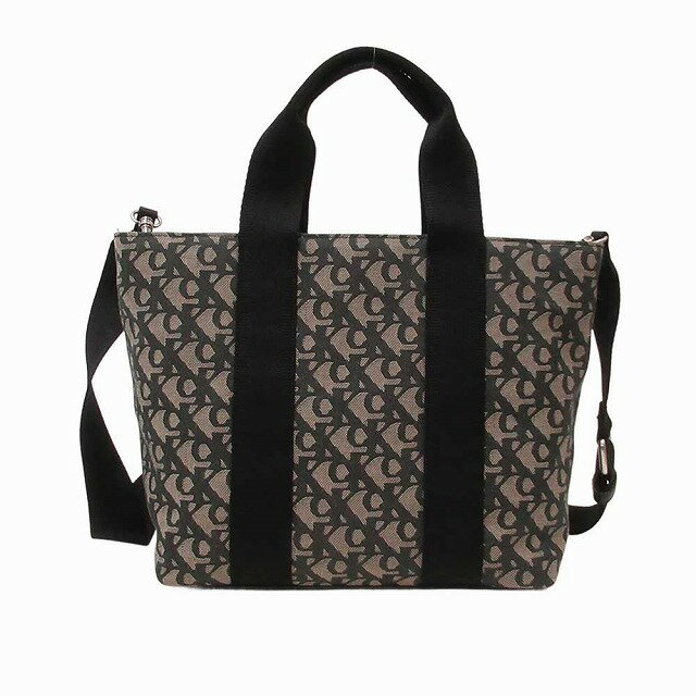 乐天商城 - Calvin Klein カルバンクライン アウトレット モノグラムロゴミニ トート バッグ ショルダーバッグ 2way 4F3354G 004