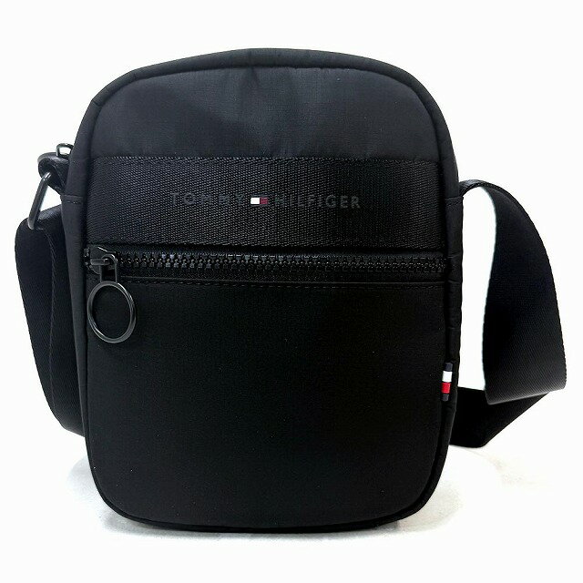 TOMMY HILFIGER - TOMMY HILFIGER トミーヒルフィガー ロゴ ミニ レポーターバッグ ショルダーバッグ 69J9092 001 n250723