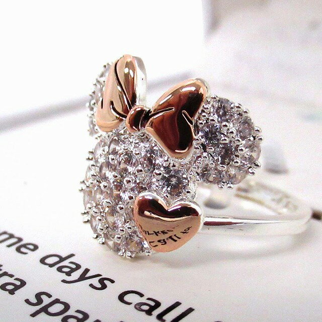 ディズニー アクセサリー Disney DISNEY ミニーマウス Minnie Mouse "Some days call for extra sparkle" リング 指輪 9号 D60534PTT-9 n251215