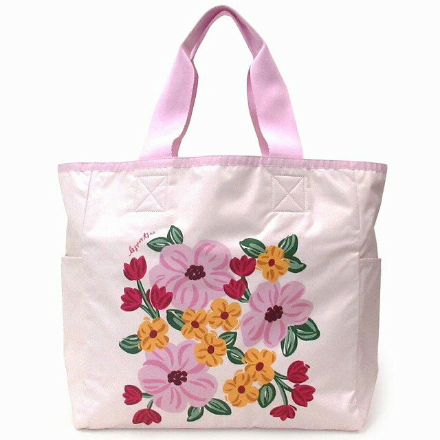 Rakuten - 【楽天スーパーSALE 割引商品】LeSportsac レスポートサック バッグ LG REVERSIBLE TOTE PINK BLOOMS TOTE リバーシブル トートバッグ 1254 HC36