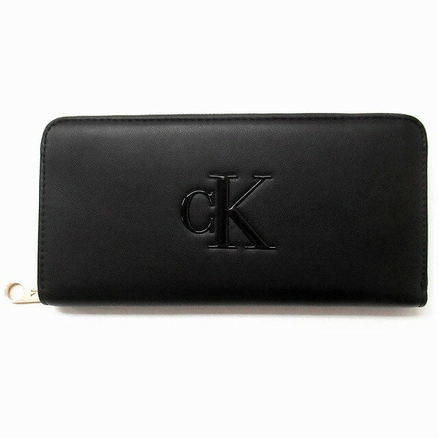 乐天商城 - Calvin Klein カルバンクライン アウトレット サイフ Bold Monogram Long Zip Wallet モノグラム 長財布 4F1077G 001 UB1 n260326