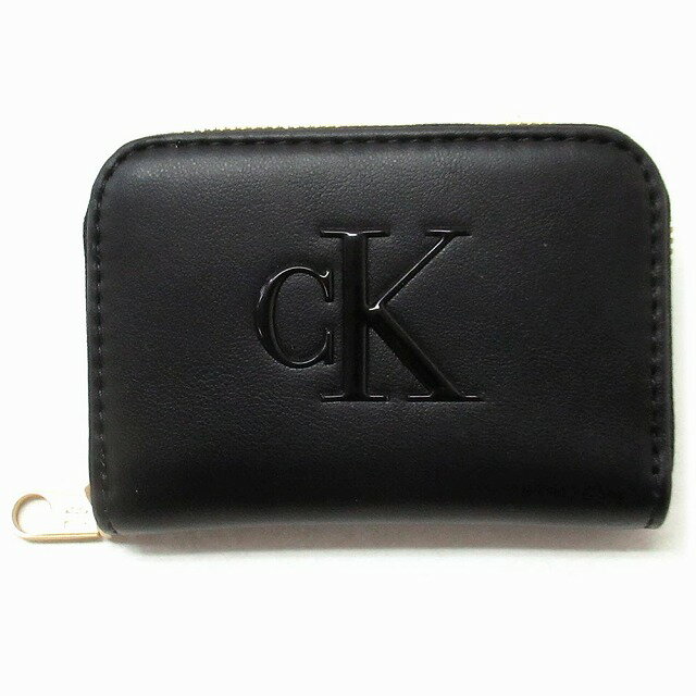 Calvin Klein カルバンクライン アウトレット サイフ Bold Monogram Medium Zip Wallet モノグラム コインケース 財布 4F1154G 001