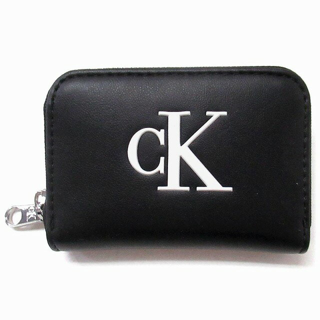 Calvin Klein カルバンクライン アウトレット サイフ Bold Monogram Medium Zip Wallet モノグラム コインケース 財布 4F1154G 002 3L2 n260326