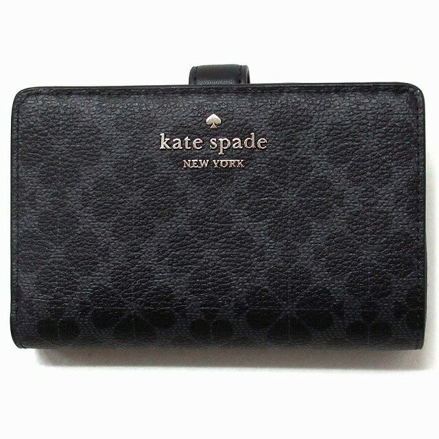 Rakuten - Kate spade ケイトスペード アウトレット 財布 SPADE FLOWER ミディアム コンパクト バイフォールド ウォレット 二つ折り財布 KG488 002 n260326