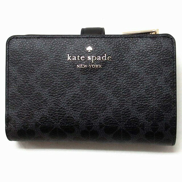 樂天商城 - Kate spade ケイトスペード アウトレット 財布 SPADE FLOWER ミディアム コンパクト バイフォールド ウォレット 二つ折り財布 KN756 001 n260326