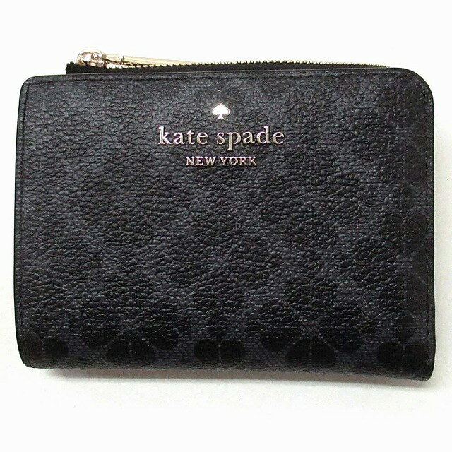 Rakuten - 【楽天スーパーSALE 割引商品】Kate spade ケイトスペード アウトレット 財布 SPADE FLOWER スモール Lジップ ウォレット 二つ折り財布 KN768 001