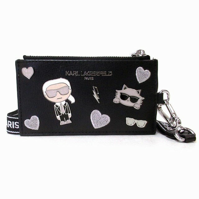 Rakuten - KARL LAGERFELD カールラガーフェルド サイフ メイベル ランヤード ウォレット カードケース コインケース 小銭入れ 財布 n260508