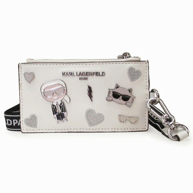 樂天商城 - KARL LAGERFELD カールラガーフェルド サイフ メイベル ランヤード ウォレット カードケース コインケース 小銭入れ n260508