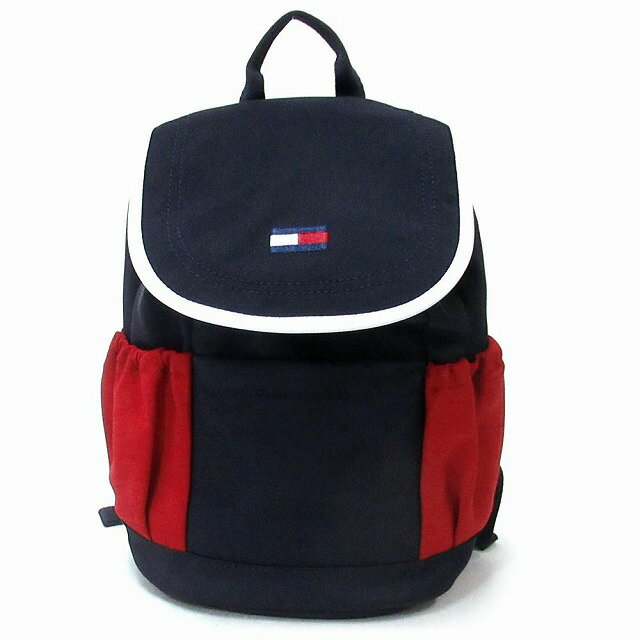 TOMMY HILFIGER トミーヒルフィガー バッグ キッズ カラーブロック フラップ バックパック リュックサック n260508