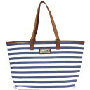 カゴバック カリビアン・ジョー Caribbean Joe　ノーチカル ストライプス Nautical Stripes トートバッグ CJ7033NAVY