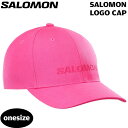 л ȥå ȥ 24SS SALOMON  SALOMON LOGO CAP å BEETROOTPURPLE