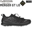 登山靴 トレッキングシューズ LOWA ローバー MERGER GT LO BLACK マージャ-GTロー