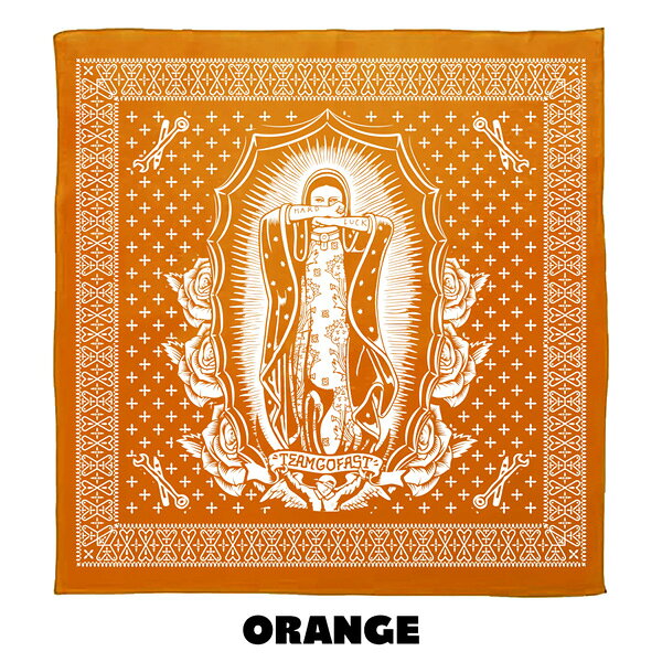 �Х���� �ϡ��ɥ�å� HARD LUCK LADY G ROSES BANDANA �᡼��������