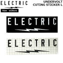 ステッカー エレクトリック ELECTRIC UNDERVOLT CUTING STICKER L カッティング ステッカー メール便配送