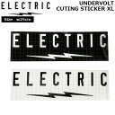 ステッカー エレクトリック ELECTRIC UNDERVOLT CUTING STICKER XL カッティング ステッカー メール便配送
