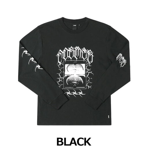 Tシャツ フォーマー FORMER FRACTURE CRUX LS T-SHIRT BLACK Dion Agius メール便配送